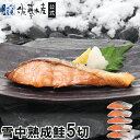 雪中熟成鮭(中塩) 5切