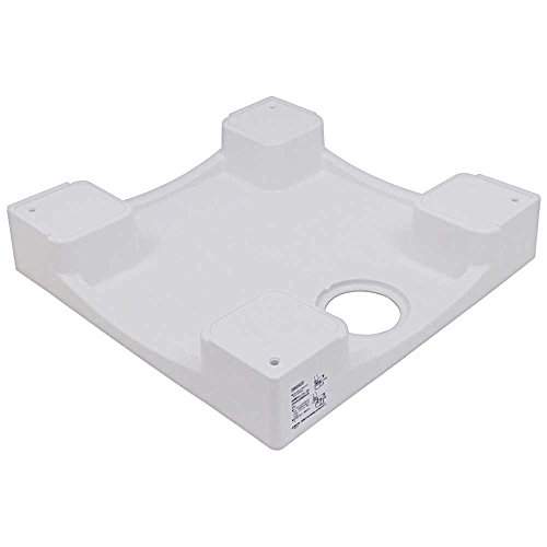 耐荷重:約2.9kN(300kgf)ホワイト/幅640×奥行640×厚さ120mm/426-411-W・Size:幅640×奥行640×厚さ120mmStyle:耐荷重:約2.9kN(300kgf)・パッケージ個数:1・材質:PP・耐荷重(4点支持):約1.96kN(約200kg)・色:ホワイト【特長】 ●洗濯機を設置した状態でも排水トラップを取外し、掃除ができる ●トラップは別売(426-144-W、426-154-W) ●高圧洗浄を行う場所では、目皿が簡単に取り外せて作業が容易な426-144-W、426-154-Wを推奨 ●トラップは別売(426-144-W、426-154-W) ●ビス、キャップ付き