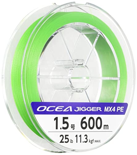 600mライムグリーン/1.5号(25lb)/PL-O94P・Style:600mSize:1.5号(25lb)Color:ライムグリーン・パッケージ個数:1・素材:PE/全長:600m/1.5号・ライムグリーン・特殊シリコン材をライン本体に含浸。水を弾き、糸さばき性が向上。・スロージギンガーこだわりのマーカーレス仕様スロー系、両軸ジギングに特化した新工法PEライン。