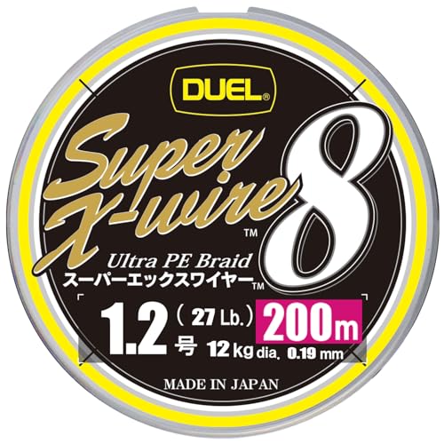 DUEL (デュエル) PEライン 釣り糸 スーパーエックスワイヤー8 【 ライン 釣りライン 釣具 高強度 高感度 】 1.2号 20 送料無料