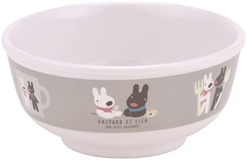 スケーター(Skater) 茶碗 メラミン ライスボウル 240ml リサとガスパール M320 送料無料