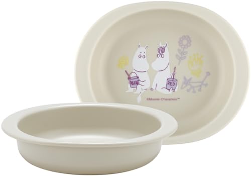 樂天商城 - スケーター(Skater) ベビー食器 小皿 子供用 5ヵ月頃〜 抗菌 プラスチック製 290ml ムーミン ペイント XP25AG-A 送料無料