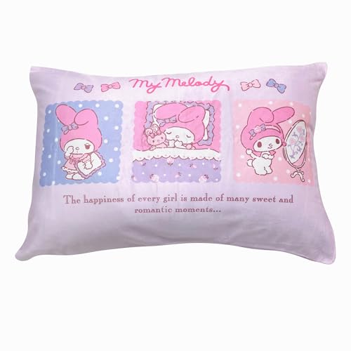 MORIPiLO マイメロディ 枕カバー サンリオキャラクターズ 43x63cm なめらかマイクロファイバー 洗える 可愛い 子供 大人 送料無料