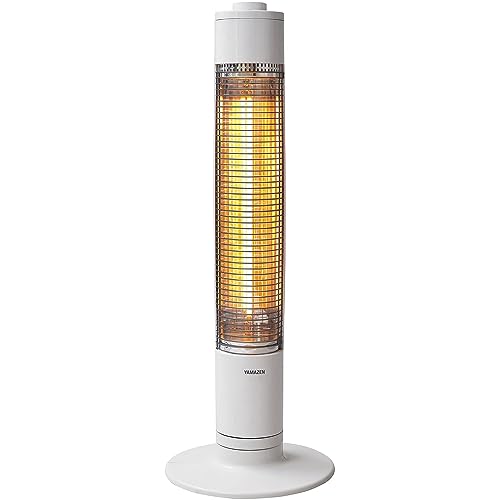 [山善] グラファイト ヒーター 超速暖 日本製ヒーター管採用 出力2段階切換 (900W/450W) 首振り機能付 ホワイト DCTS 送料無料