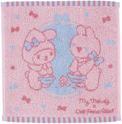 マイメロディ/サイズ：25×25cm/ZMT25-69700・Color:マイメロディ・パッケージ個数:1・サイズ：25×25cm・材質：綿・原産国：中国パイル生地のキャラクターハンドタオル。 ※タンブラー乾燥はお避けください。 ※素材の特性上、多少毛羽が落ちます。