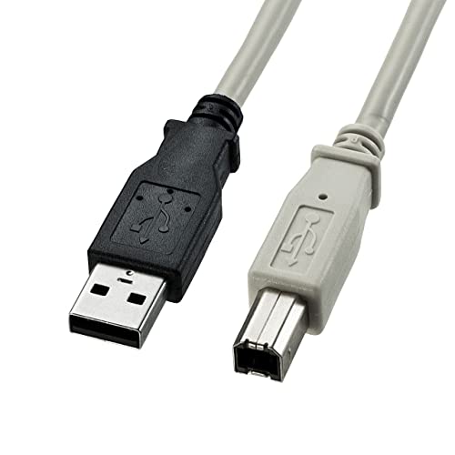 サンワサプライ USB2.0ケーブル（ライトグレー・3m） KU20-3K2 送料無料