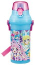 スケーター(Skater) 子供用 プラスチック 水筒 480ml ワンプッシュ開閉 抗菌 子供に優しい 軽量 抗菌加工 日本製 ひみつ 送料無料