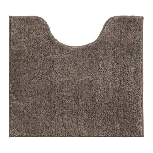 オカ(OKA) コクーン トイレマット レギュラーサイズ 約55cm×60cm ブラウン (シンプル モダン 無地 洗え..