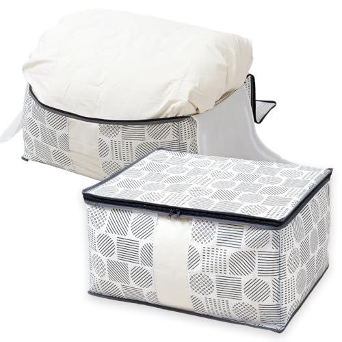 アイメディア(Aimedia) 布団収納袋 布団収納ケース 羽毛布団 収納袋 ダブル用 タテ型 寝具 ふとん 収納..