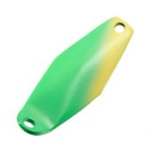 2.5g06T メロンソーダ/2.5g/784162・Color:06T メロンソーダStyle:2.5g・ルアーの種類:スプーン・対応魚種:トラウト ニジマス・重さ:2.5g・カラー:メロンソーダ 06T・放流直後、朝夕のマヅメ時、ライズが頻発している状況など、魚の活性が高い時に最適。ロールスイマー、スリムスイマーに続く第三弾。デッドスローからしっかり泳ぐ強めのウォブリングが活性の高い魚を効率良く誘う。