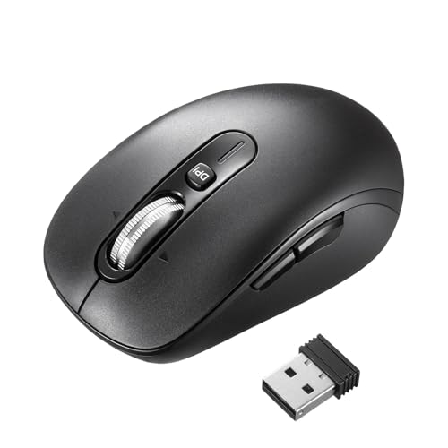 サンワサプライ 静音ワイヤレスマウス（チルトホイール・高速スクロール） MA-WBS530BK 送料無料