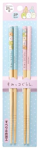 スケーター(Skater) 箸 竹箸 安全箸 21cm 2膳 すみっコぐらし ANT4W 送料無料