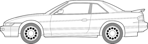 1/24 峠シリーズ No.6 ニッサン シルビアQ’s(S13) プラモデル 送料無料