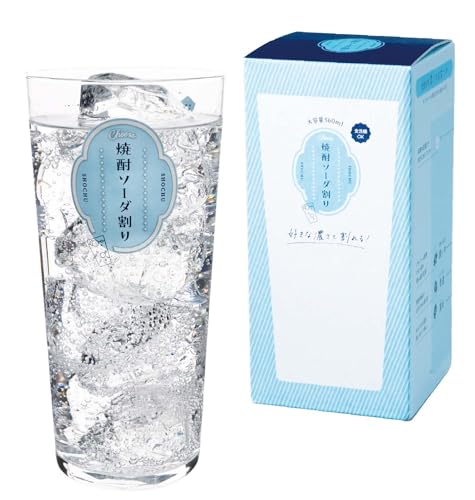東洋佐々木ガラス 焼酎ソーダ割りグラス(目安つき） B-00119-J440 送料無料