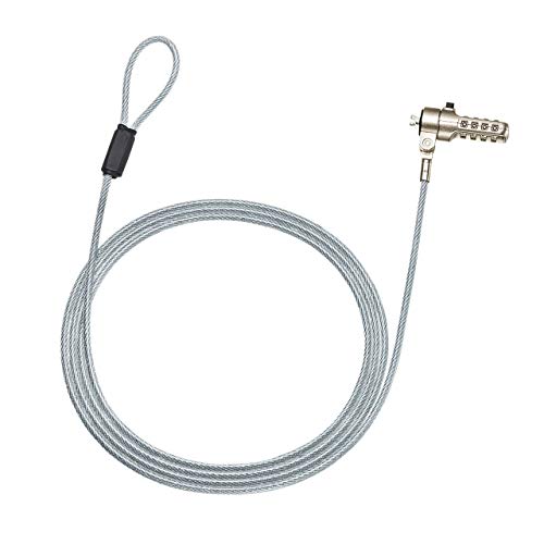 サンワサプライ(Sanwa Supply) ダイヤル式セキュリティワイヤーロック(Noble Wedgeスロット用) ワイヤ..