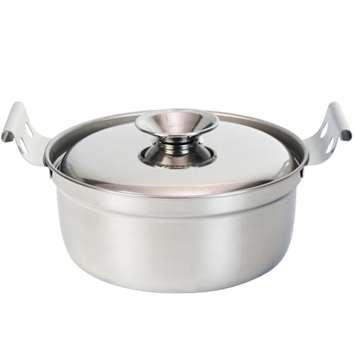 和平フレイズ 袋麺にもぴったり ステンレス 鍋 深型鍋 14cm IH対応 ガス 両手鍋 スンドゥブ ...