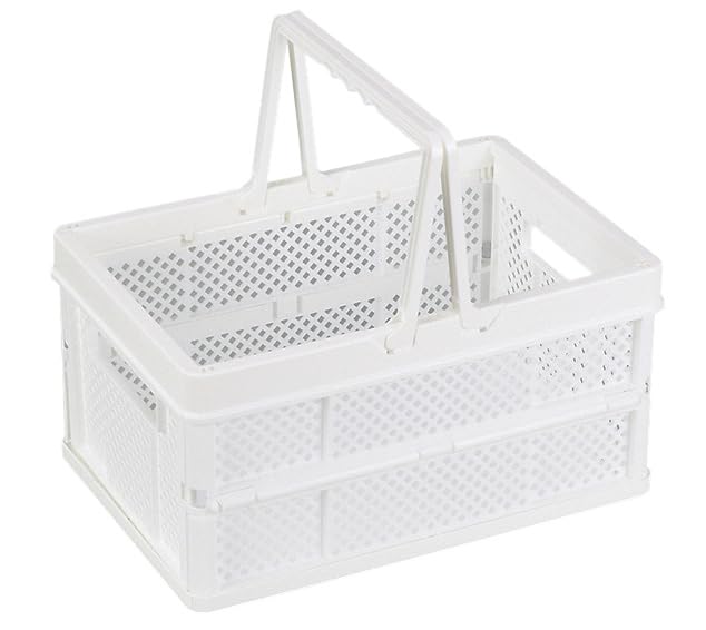 パール金属 折りたたみ式 コンテナ 取っ手付 日本製 キッチンスマイル HC-621 送料無料