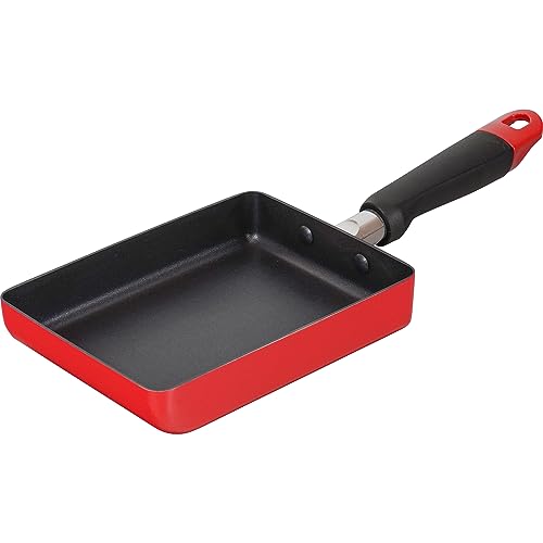 和平フレイズ 玉子焼き 卵焼き 13×18cm IH対応 ガス エッグパン フライパン PFOAフリー ふっ素樹脂加工 レッド 赤 マイ 送料無料
