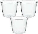 iwaki(イワキ) 耐熱ガラス スイーツカップ パフェ 240ml KBT944 3個セット 送料無料