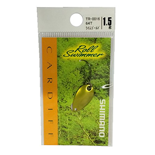 Приманка SHIMANO Spoon Cardiff Roll Swimmer 1.5 г Lime Gold 64T TR‑0016