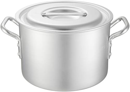 遠藤商事 業務用 TKG 半寸胴鍋 24cm (目盛付) (アルマイト加工) アルミニウム 韓国製 AHV6224 送料無料