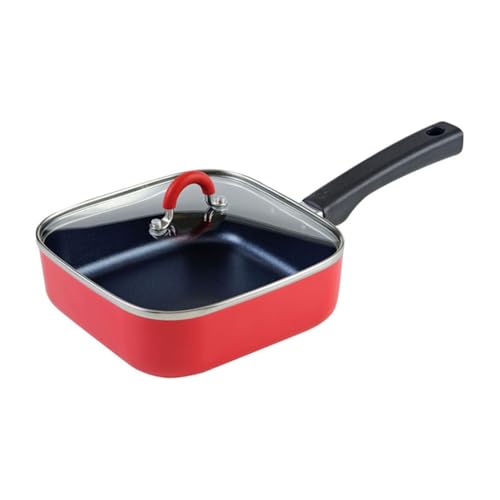 和平フレイズ フライパン スクエアパン レッド IH対応 ガラス蓋付 トゥーメイ(To May) RB-1568 送料無料
