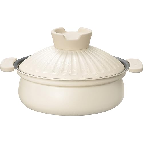 和平フレイズ(Wahei freiz) 軽くて割れない 土鍋風 卓上鍋 18cm ふっ素樹脂加工 PFOAフリー IH・ガス みのり丈膳 送料無料