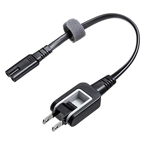 Iee1394 Cable - サンワサプライ メガネ型コネクタ対応電源コード（0.2m） KB-DM2S12A-02 送料無料