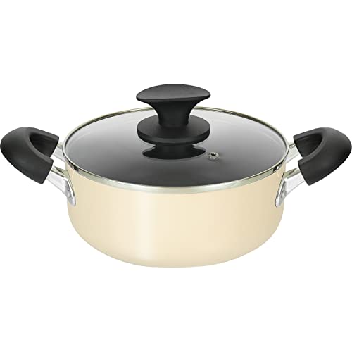 和平フレイズ 両手鍋 20cm 蓋付き IH・ガス火対応 ふっ素樹脂加工 キナリフ RB-2698 送料無料