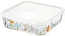 iwaki(イワキ) 耐熱ガラス 密閉容器 シンジカトウ 森の中で 角型 1.2L B3248-SNE 送料無料