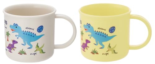 スケーター(Skater) お弁当 プラコップ 200ml 2個セット 子供用 抗菌 食洗機対応 日本製 ディノサウルス 恐竜 KE4A 送料無料