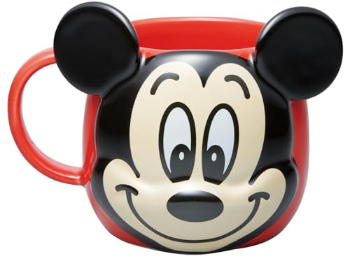 スケーター(Skater) 陶器 マグカップ 390ml ダイカット ディズニー ミッキーマウス CHMGD4-A 送料無料