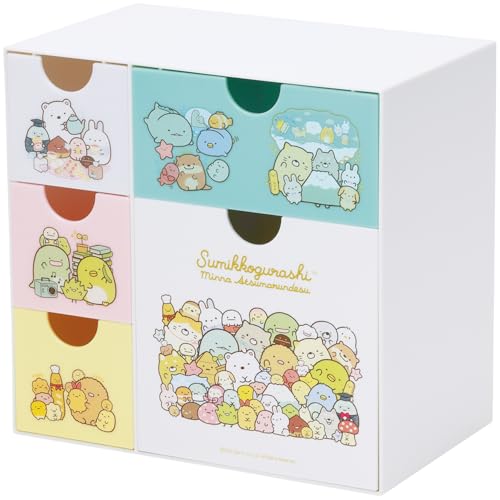 スケーター(Skater) 収納ボックス 小物 収納ケース ミニチェスト 小物入れ 18×11×H17cm すみっコぐらし..