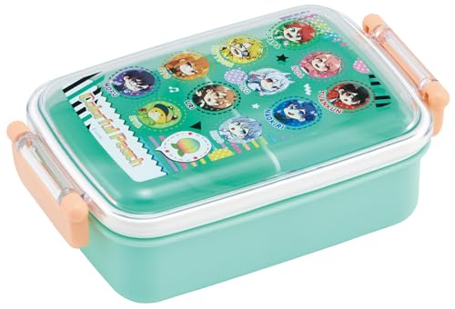 スケーター(Skater) お弁当箱 子供用 450ml ふわっと盛れるドーム型ふた ランチボックス 1段 日本製 カラフルピーチ 25 送料無料