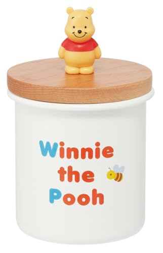 スケーター(Skater) マスコット付き 木蓋 ホーローキャニスター 750ml 保存容器 ディズニー くまのプーさん ENC8D-A 送料無料