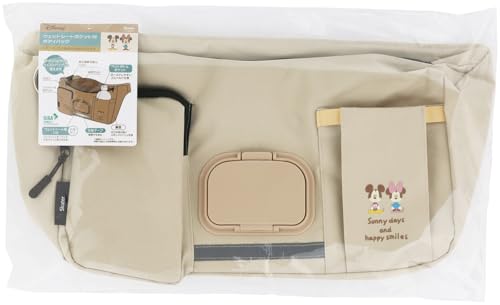 スケーター(Skater) ウェットシート ポケット付 散歩 バッグ 鞄 ボディバッグ ウエストバッグ ペット ..