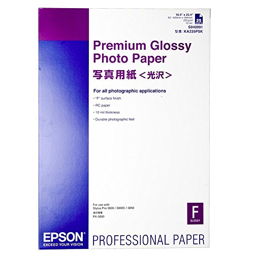 樂天商城 - エプソン EPSON 写真用紙[光沢] (A2/25枚) KA225PSK 送料無料