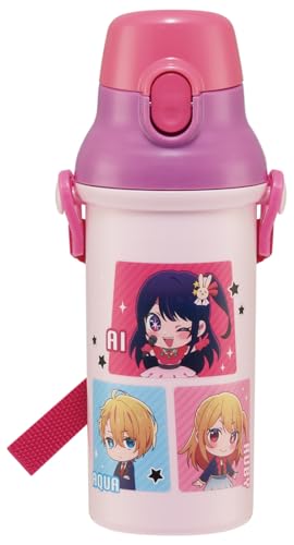 樂天商城 - スケーター(Skater) 水筒 子供用 直飲み 480ml プラスチック ワンタッチ 食洗機対応 日本製 推しの子 PSB5SANAG 送料無料