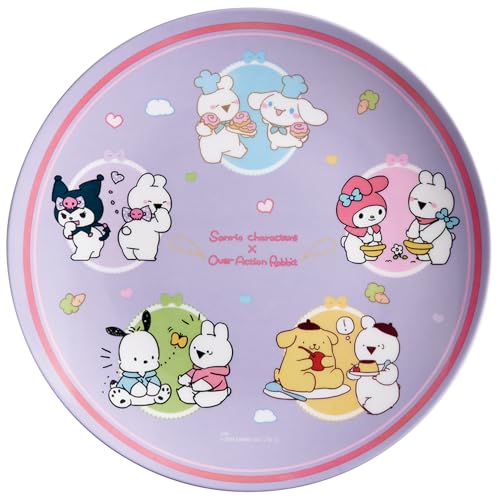 サンリオ×すこぶる動くうさぎすこぶる動くうさぎ/中/MPL20P-69699・Color:すこぶる動くうさぎ・パッケージ個数:1・サイズ：径20×高1.7cm軽くて丈夫なメラミン製プレート。 割れにくいので小さなお子さまもご利用いただけます。 ※電子レンジ・食洗機・オーブンは使用しないでください。