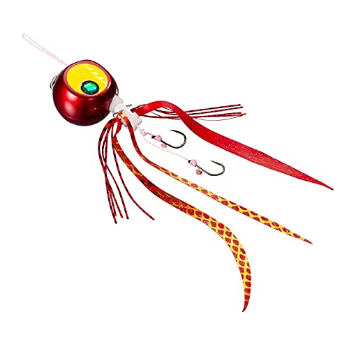 シマノ(SHIMANO) タイラバセット 炎月 ラクチェンバクバクS 003 レッドゴールド 120g 鯛 ソルトメタル 送料無料