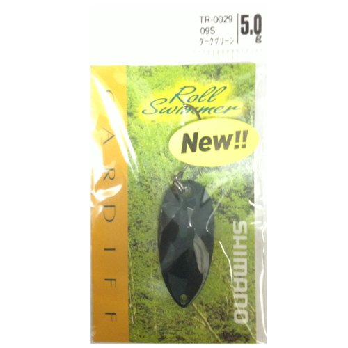 シマノ(SHIMANO) スプーン カーディフ エリアスプーン ロールスイマー 5.0g TR-0029 09S ダークグリー..