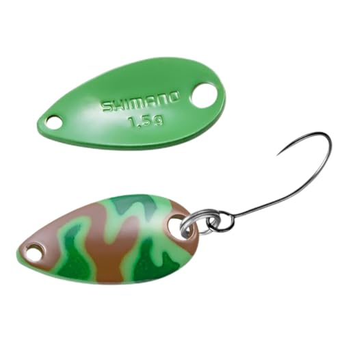 シマノ(SHIMANO) トラウト スプーン カーディフ ロールスイマー カモエディション 1.5g TR-C15R 003 グ..