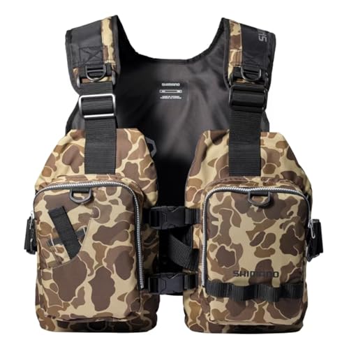 [シマノ] ゲームベストライト VF-068T ブラウンカモ フリー 送料無料