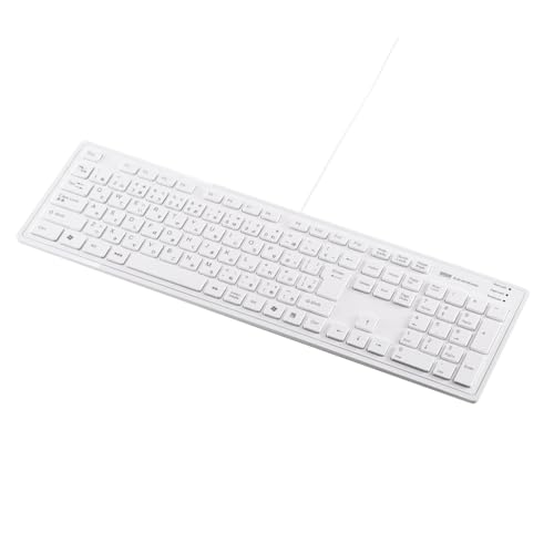 サンワサプライ スリムキーボード メンブレン ホワイト SKB-SL16W 送料無料
