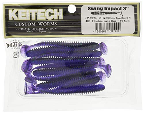 ケイテック(KEITECH) (Keitech) スイングインパクト 3インチ #408 エレクトリ ...