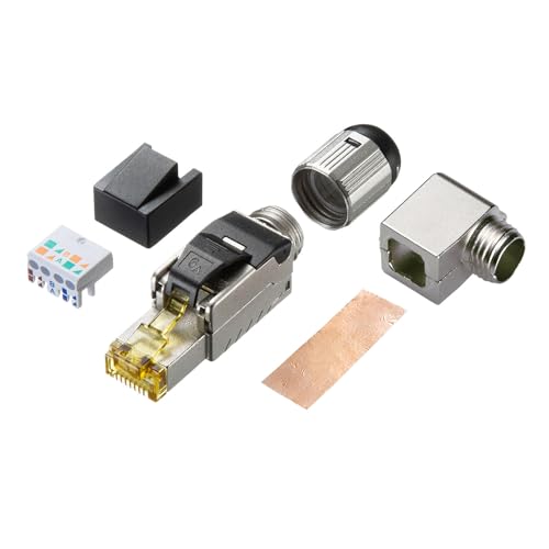 樂天商城 - サンワサプライ 自作用RJ-45コネクタ（L字型・カテゴリ6A・かしめ工具不要） ADT-6ARJFSL 送料無料