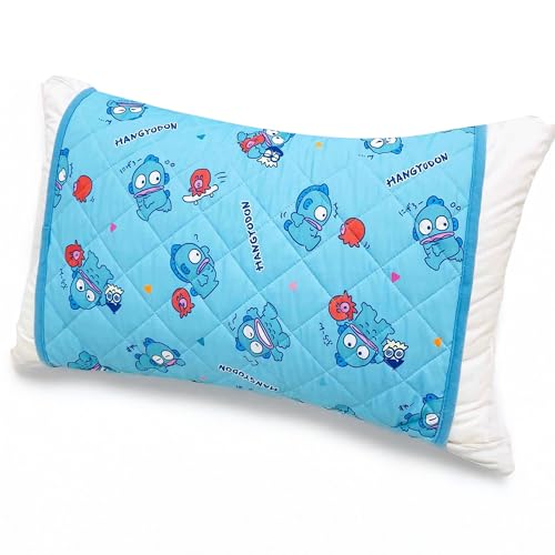 MORIPiLO サンリオ 枕カバー 冷感 ハンギョドン (夏用 ひんやり 洗えるクール枕パッド) 43x63cm 親子で使える 子供 送料無料