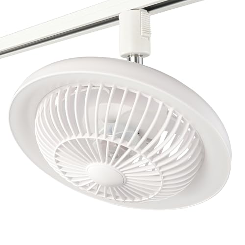 オーム電機 シーリングファン ダクトレール用 ファンライト LED 小型 照明 天井扇風機 ライト ライティングダクト用 ホワイト OR 送料無料