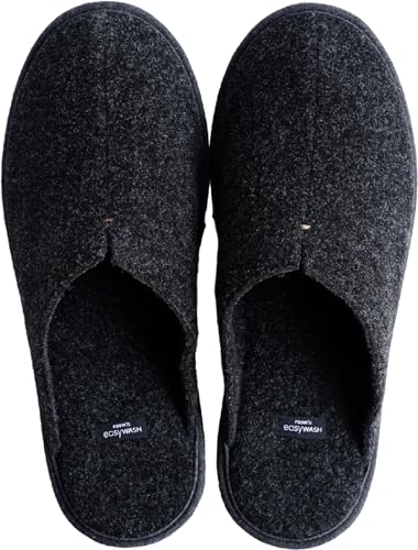 [フロンティア] 洗えるスリッパ room's easyWASH イージーウォッシュ ブラック L ルームシューズ メンズ レディース 送料無料