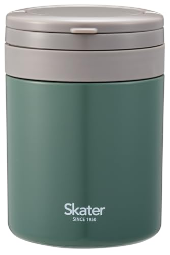 スケーター(Skater) 保温 保冷 スープジャー 大容量 500ml 折りたたみハンドル付 抗菌 エバーグリーン LJFO5AG68 送料無料